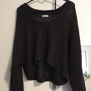 Slouchy Dark Purple Sweater